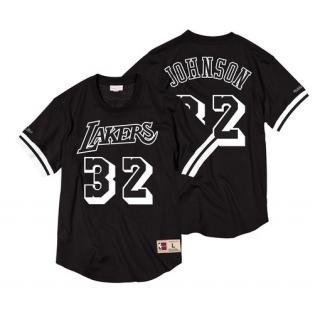 Magic Johnson, Los Angeles Lakers - Mitchell & Ness Black & White